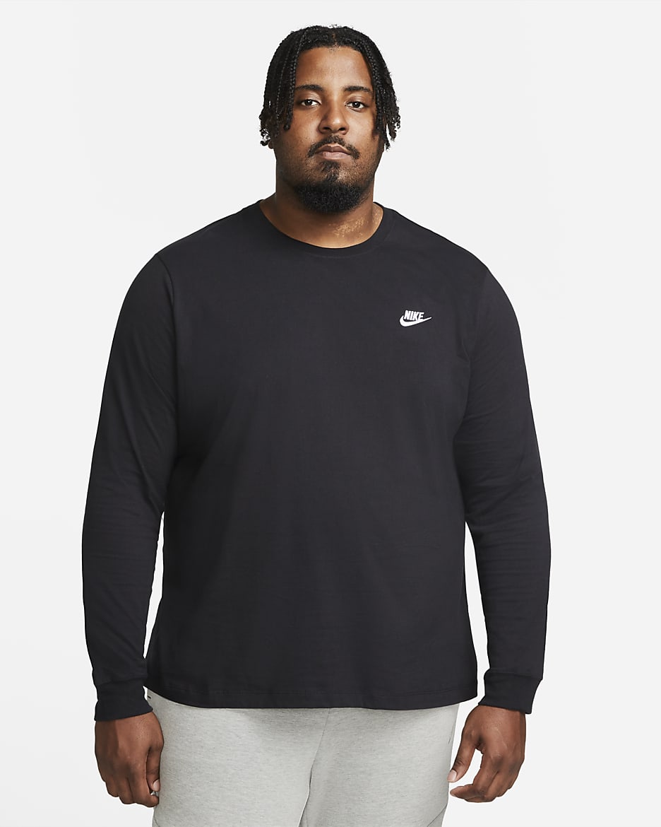 Nike shirt lange mouwen sale